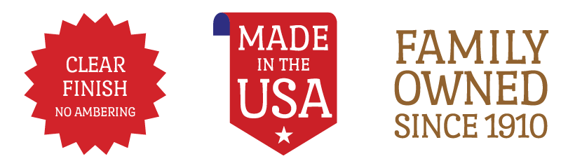 Crystal Clear | Made in the USA | Family Owned Since 1910