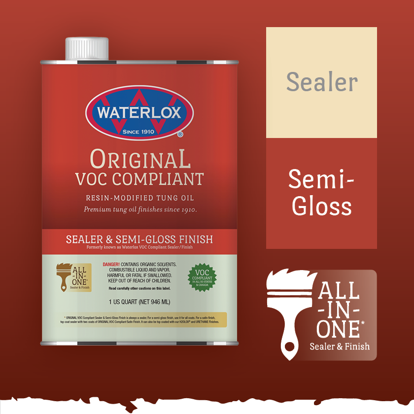 Original VOC Compliant Sealer & Semi-Gloss Finish